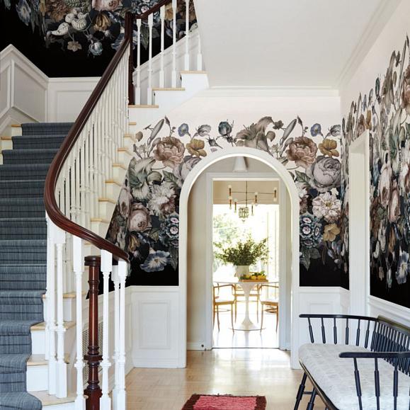 Панно York BL1822M Rachel Rose Mural White