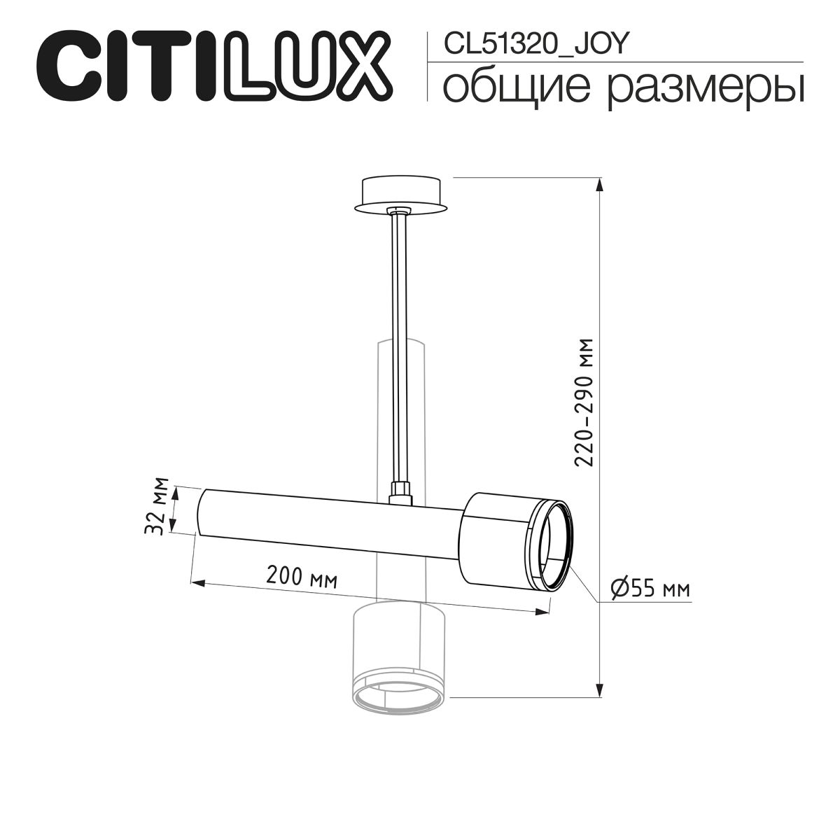 Встраиваемый спот Citilux SkyPORT.10 Vektor CL51320_JOY