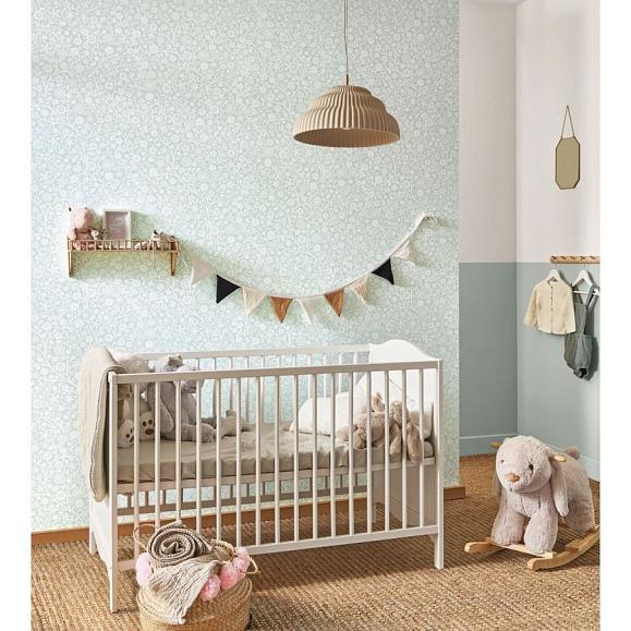 Обои Casadeco 200836442 Poetic Flowers Bleu doux