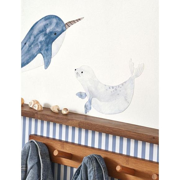 Обои Casadeco 29886625 My Little World Rayure Bleu marine