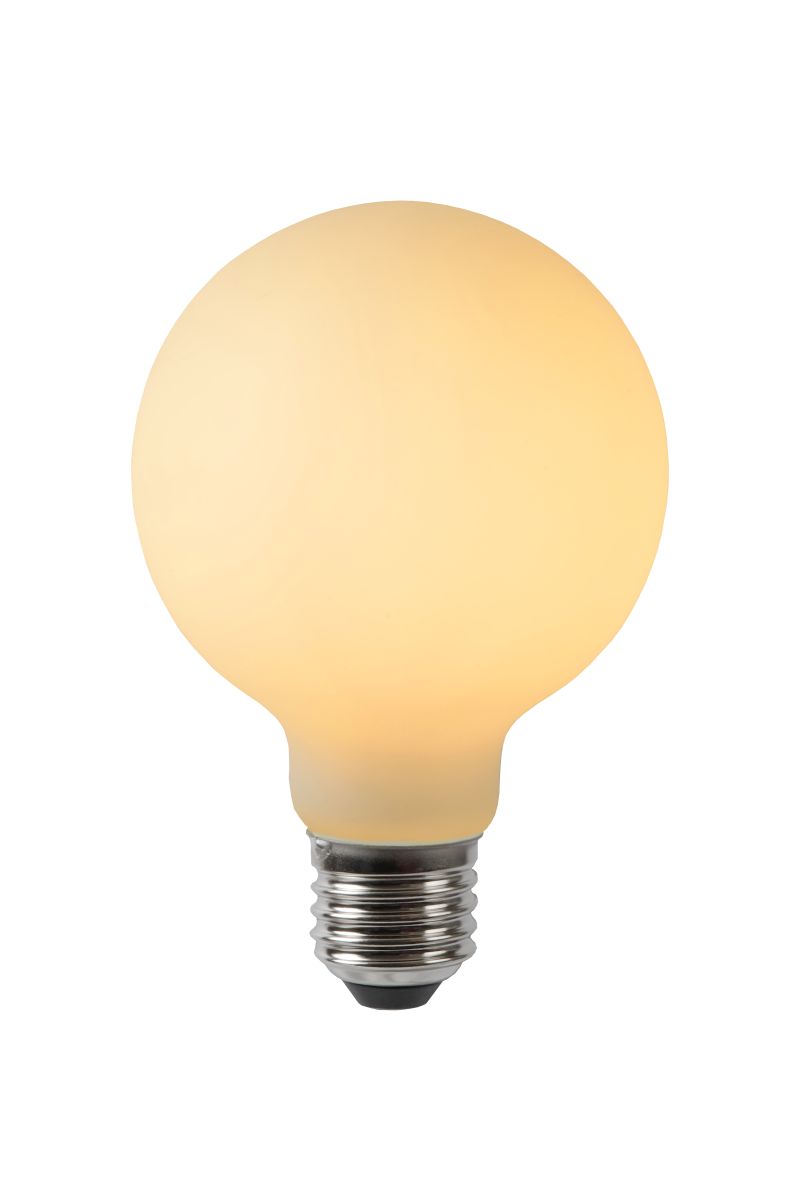 Светодиодная диммируемая лампа Lucide E27 5W 2700K шар 49048/05/61