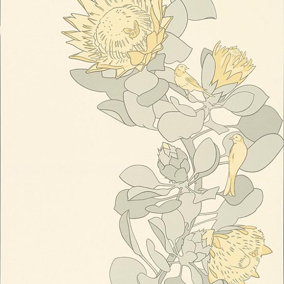 Обои Paint & Paper Library 0393PTCLAYZ Protea Trail Clay