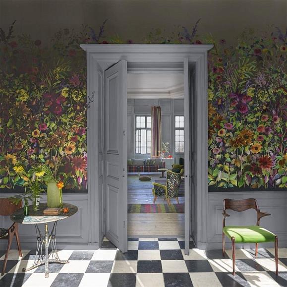 Панно Designers guild PDG1068/01 Indian Sunflower Graphite