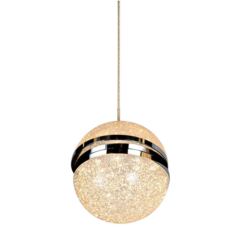 Подвесной светодиодный светильник iLedex CRystal Ball C4474-1 CR