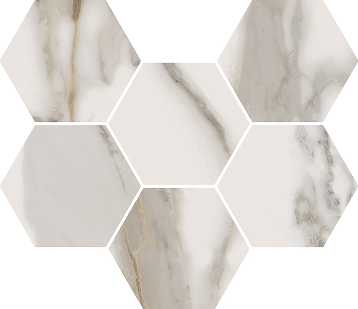 CHA.EVO CALACATTA MOSAICO HEXAGON
