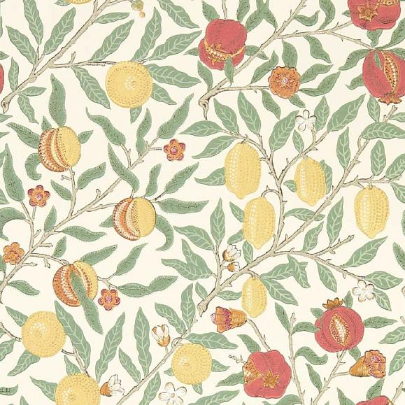 Обои Morris 217087 Fruit Bayleaf/Russet