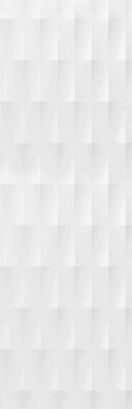 Плитка TYU052D Trendy рельеф пики белый 25х75
