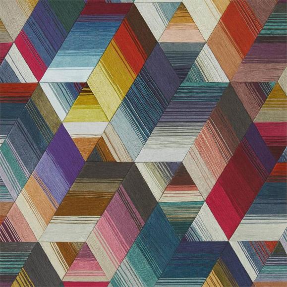 Обои Harlequin 111969 Arccos Cerise/Neptune/Teal