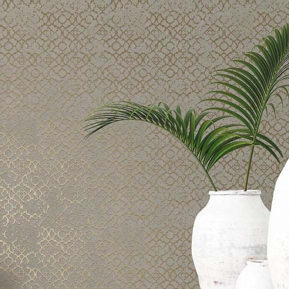 Обои Aura DWP0246-06 Aged Quatrefoil