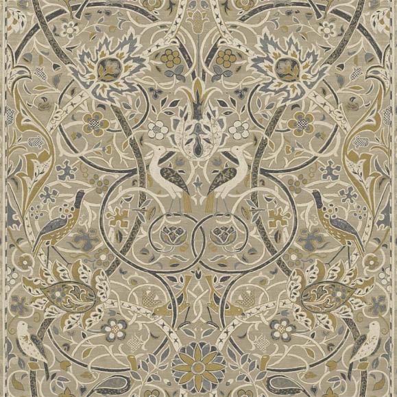 Обои Morris 216447 Bullerswood Stone/Mustard