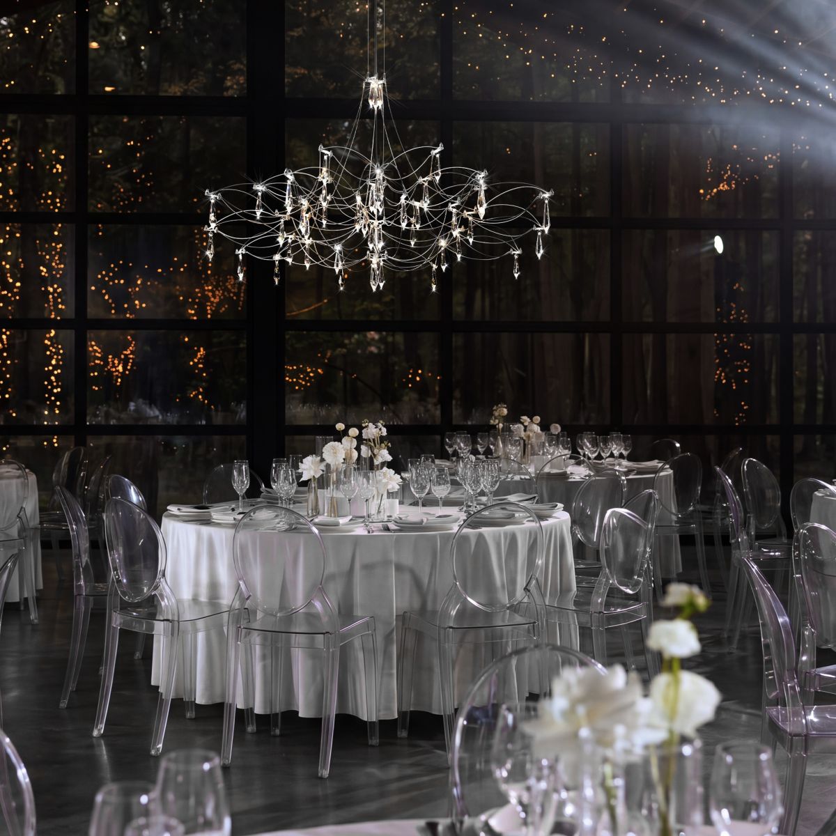Подвесная люстра Loft IT Mira 10590/1000 Silver Asfour