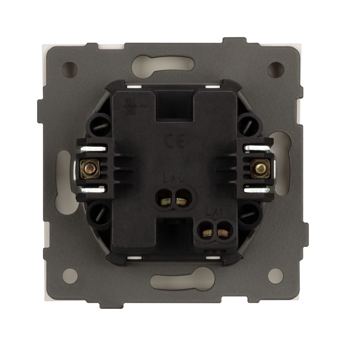 Механизм выключателя одноклавишный непроходной Arlight SWT-TENDO-MK01-SFPL-GD (230V, 10A) 054567