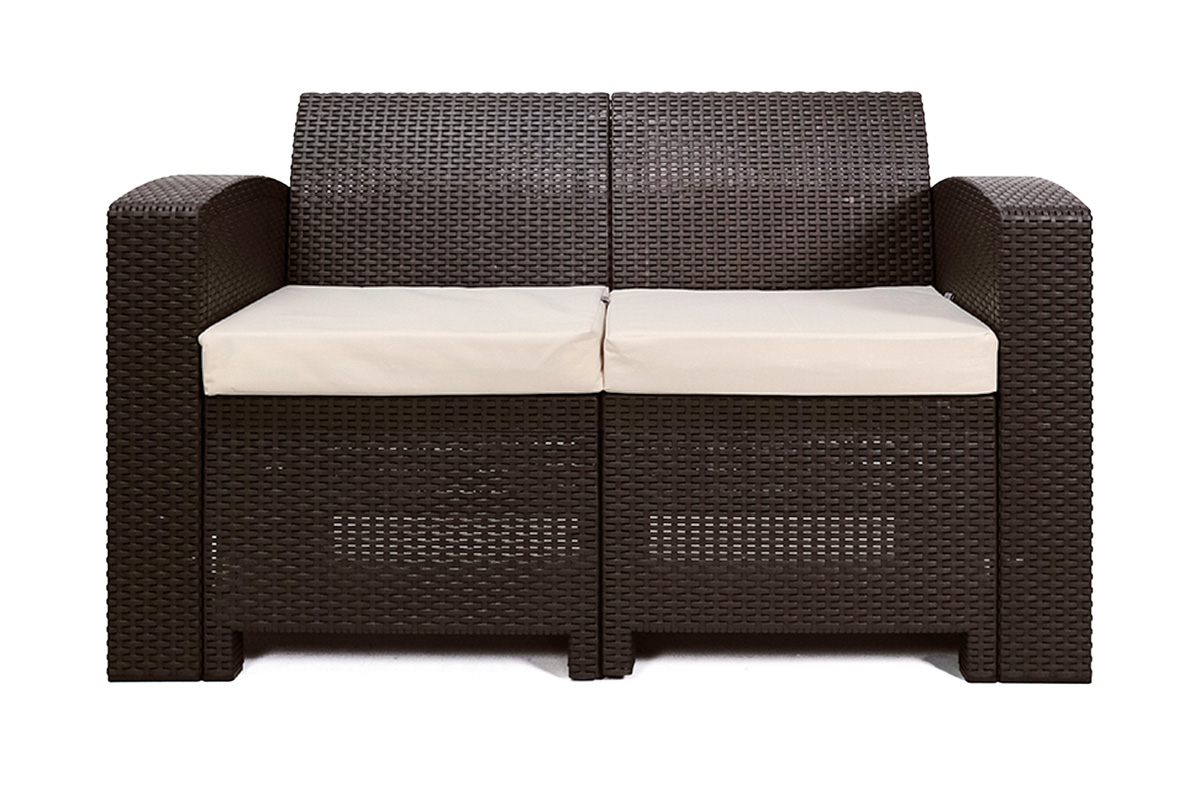 Раттан Премиум / Rattan Premium, диван двухместный, венге