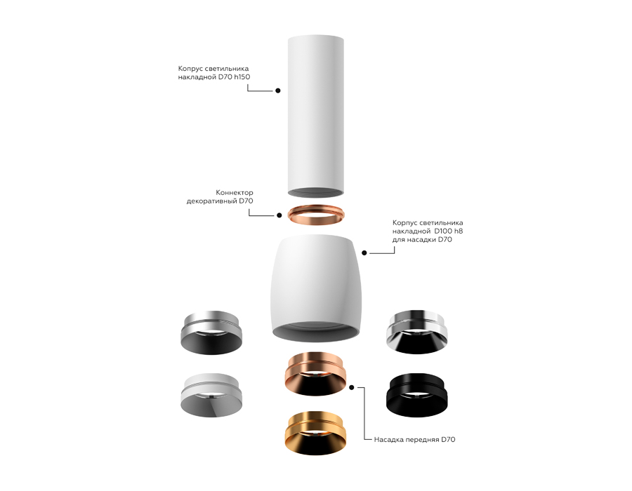 Насадка передняя Ambrella Light DIY Spot N7030