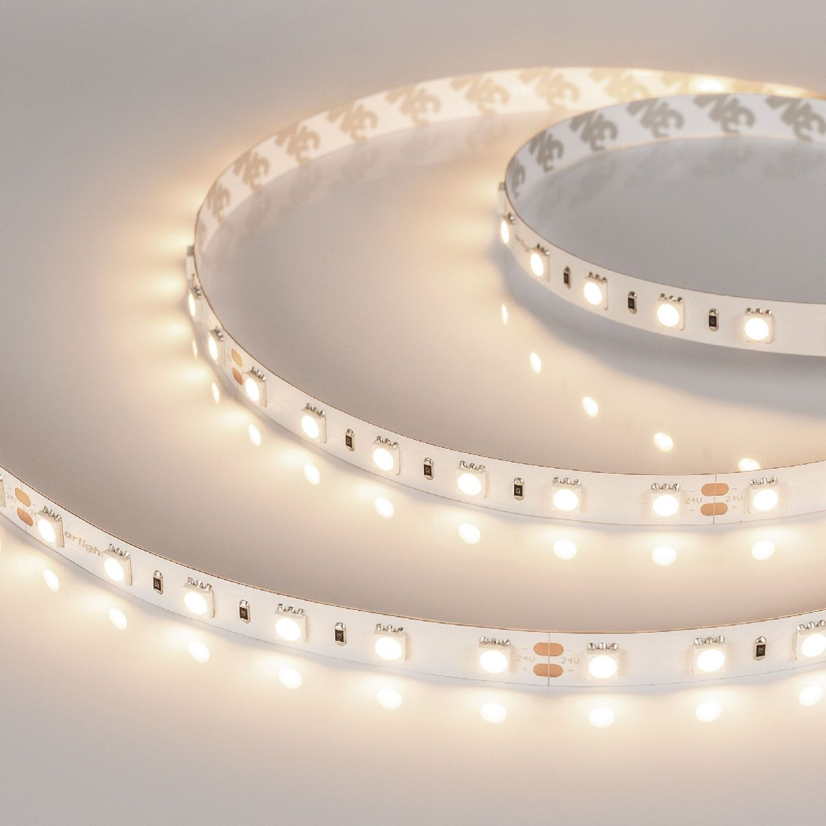 Светодиодная лента Arlight RT-B60-10mm 24V Warm3000 (14.4 W/m, IP20, 5m) 028589(3)