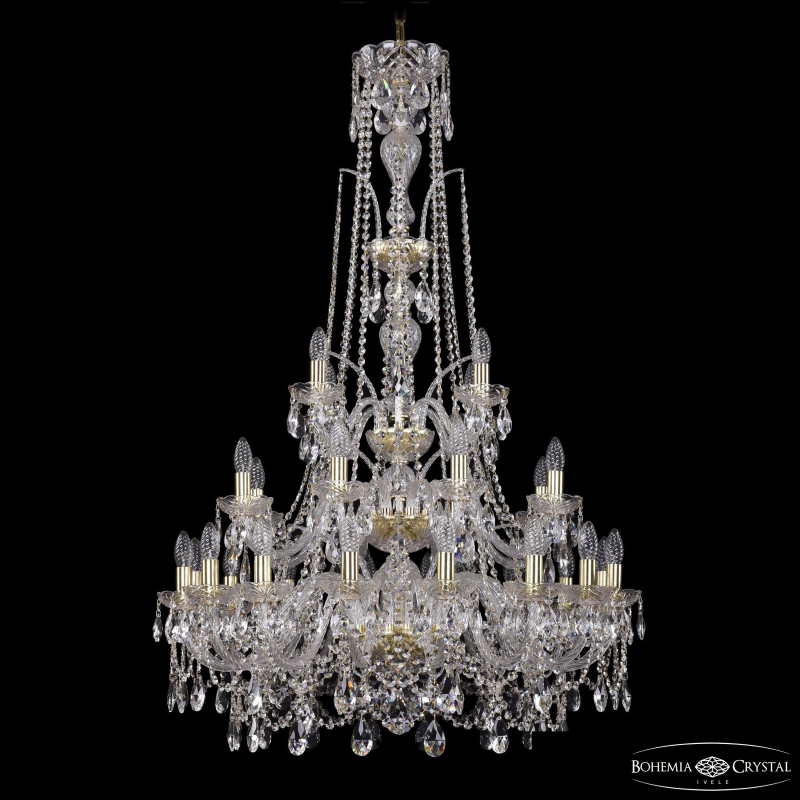 Подвесная люстра Bohemia Ivele Crystal 1411/16+8+4/300/XL-131/3d G