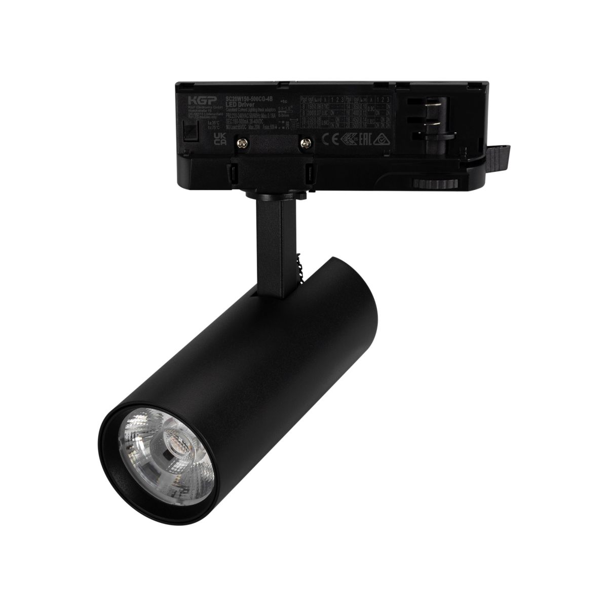 Трековый трехфазный светильник Arlight LGD-GERA-TRUECOLOR-4TR-R55-10W Day4000 CRI98 (Черный, 15 deg, 230V) (IP20 Металл) 059890