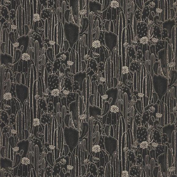 Обои Casadeco 85929512 Botanica Cactaceae Noir
