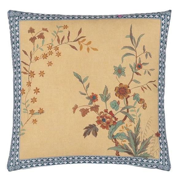 Подушка CCJD5082, Peacock Toile, Sepia, John Derian 50 x 50см
