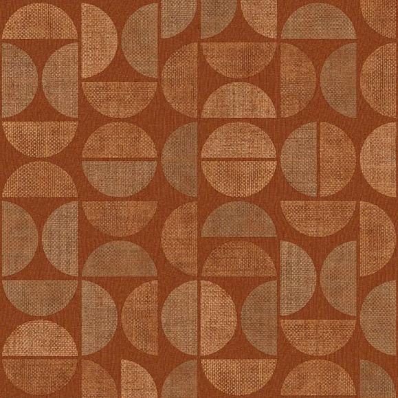 Обои Casamance 76881222 DUALIS Orange brûlé