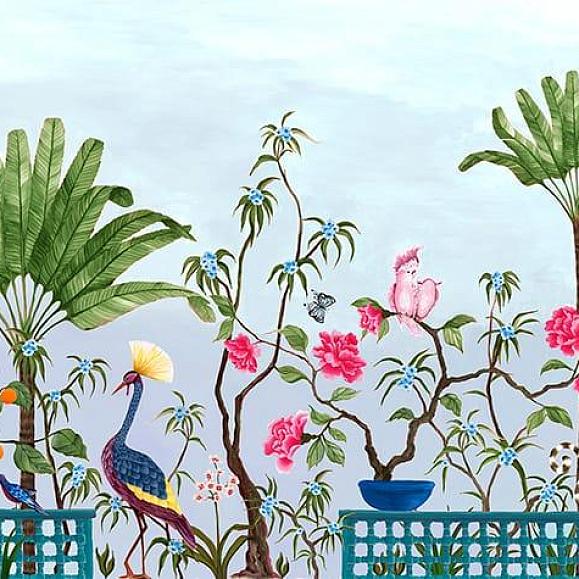Панно Coordonne 8800131V Neo-Tea Garden Blue