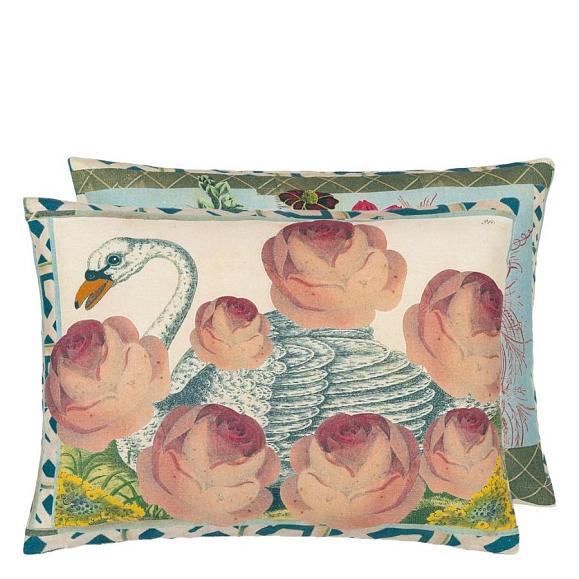 Подушка CCJD5069, Swan Floral, Sepia, John Derian 60 x 45см