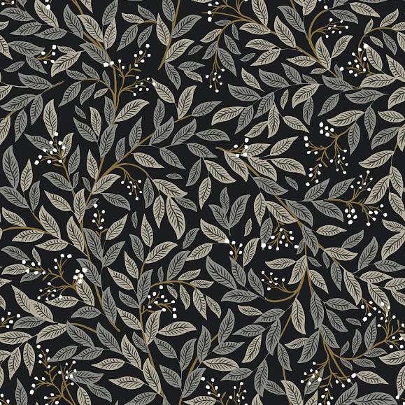 Обои York RF7462 Willowberry Black