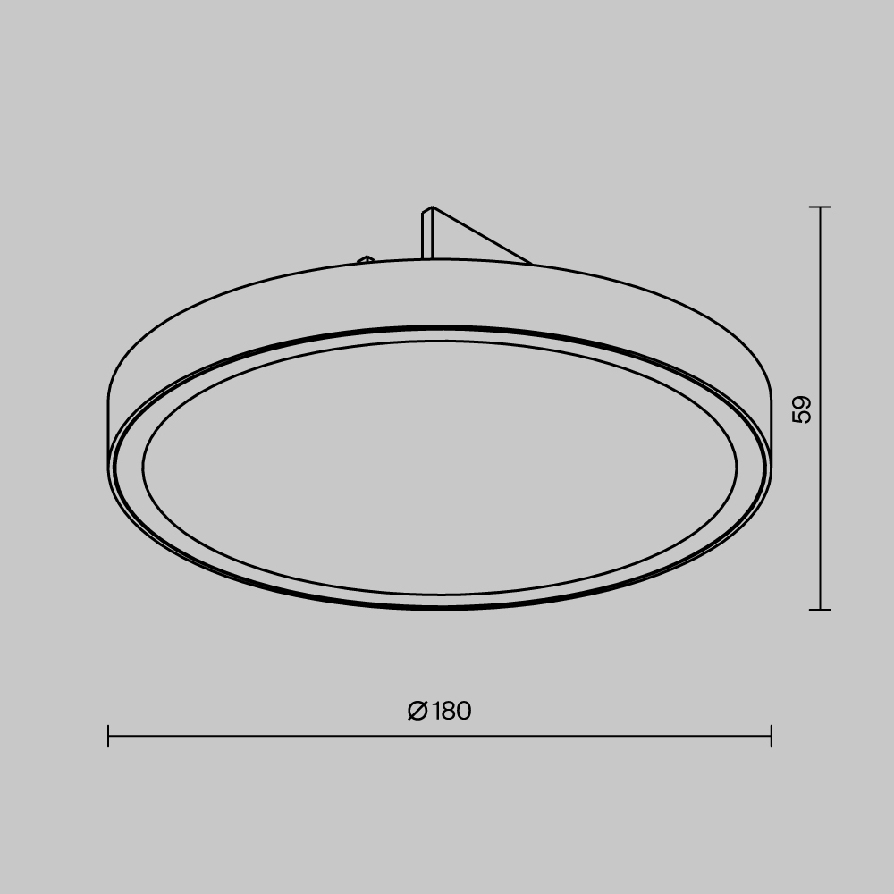 Уличный трековый светильник Maytoni Zone IP Elasity IP O-TR01-1-F-18WB3K