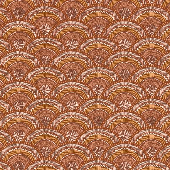 Обои Casamance 74821442 Otto Terre De Sienne