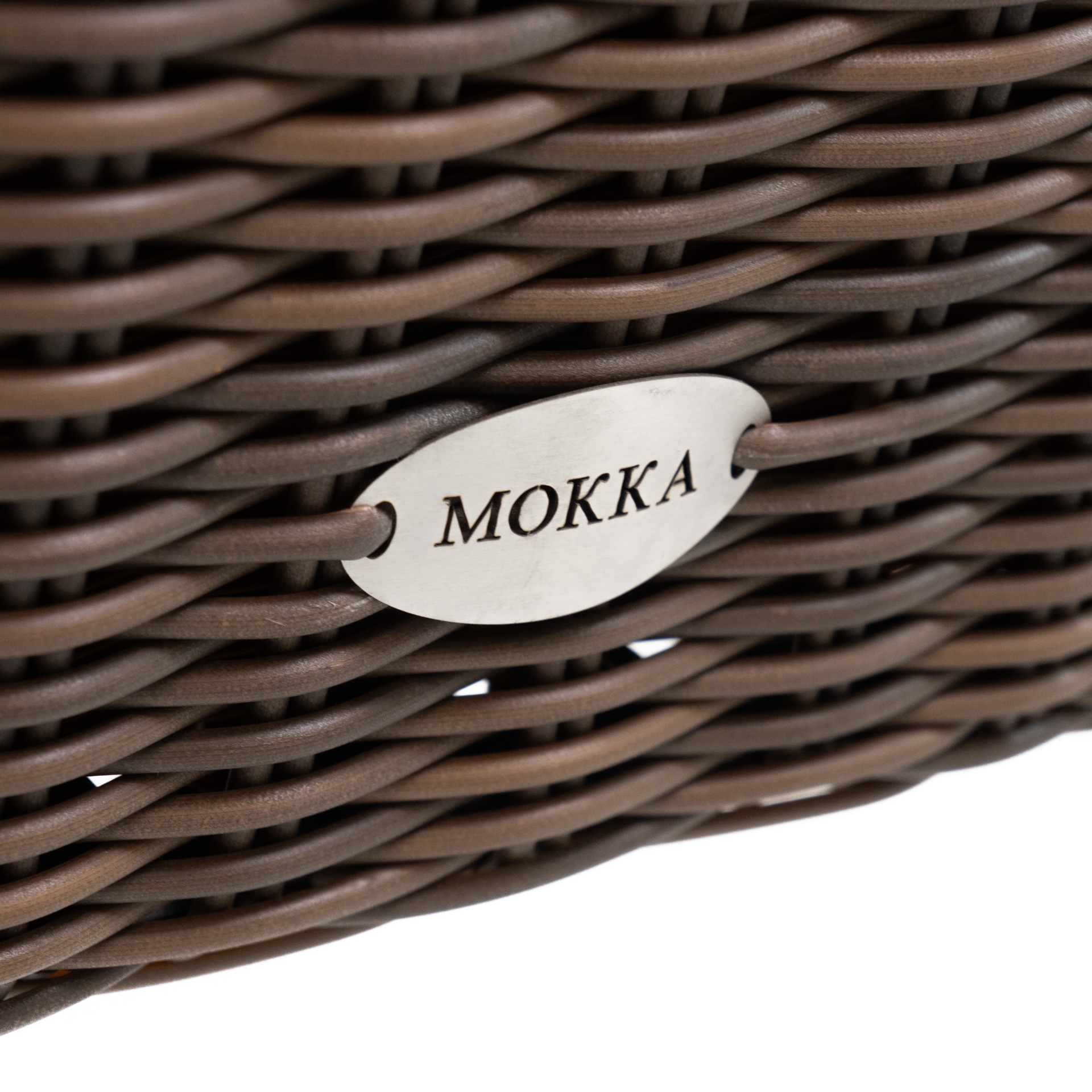 Кресло MOKKA РИМИНИ / RIMINI с конусными ножками, Коричневый / Коричневый