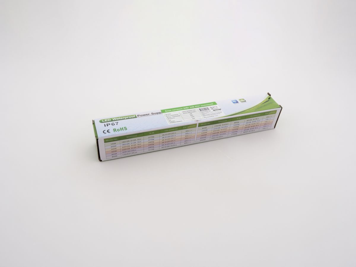 Блок питания LEDS POWER 30Вт 24В IP67 алюминий 005614