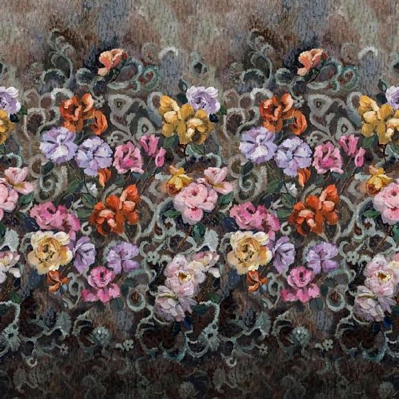 Панно Designers Guild PDG1153/02 Tapestry Flower Damson