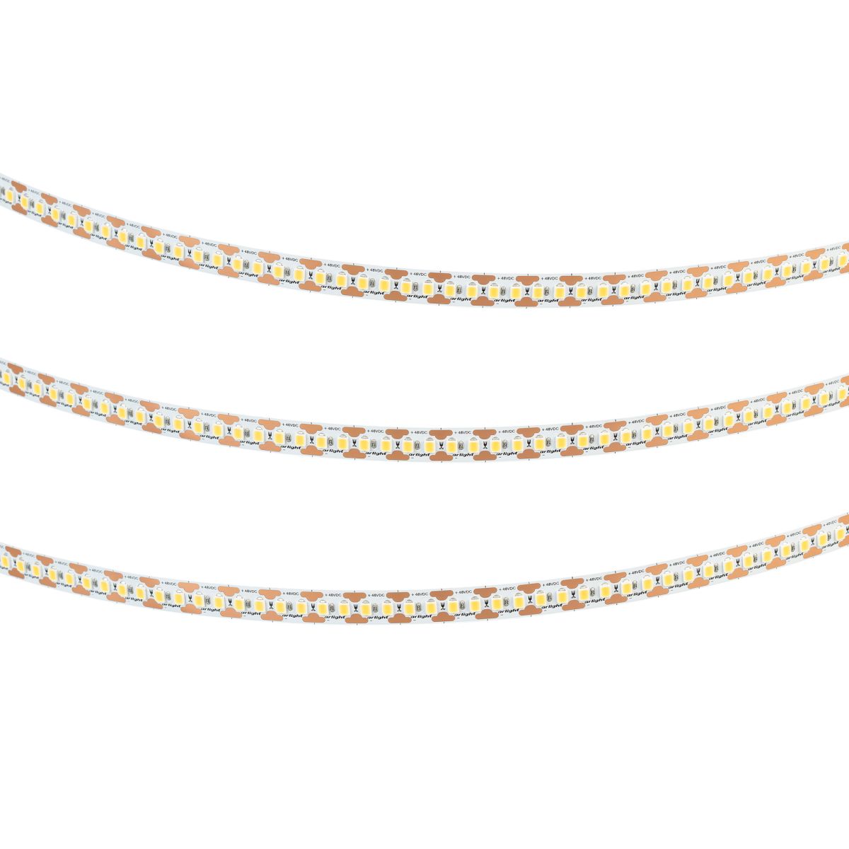 Светодиодная лента Arlight UL-A180-10mm 48V Warm2700-CX2 (19 W/m, IP20, 10m) 063798