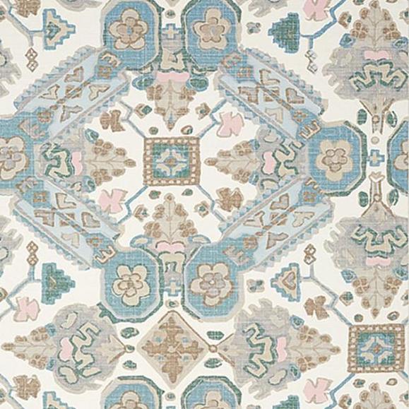 Обои Thibaut T10825 Persian Carpet Spa Blue