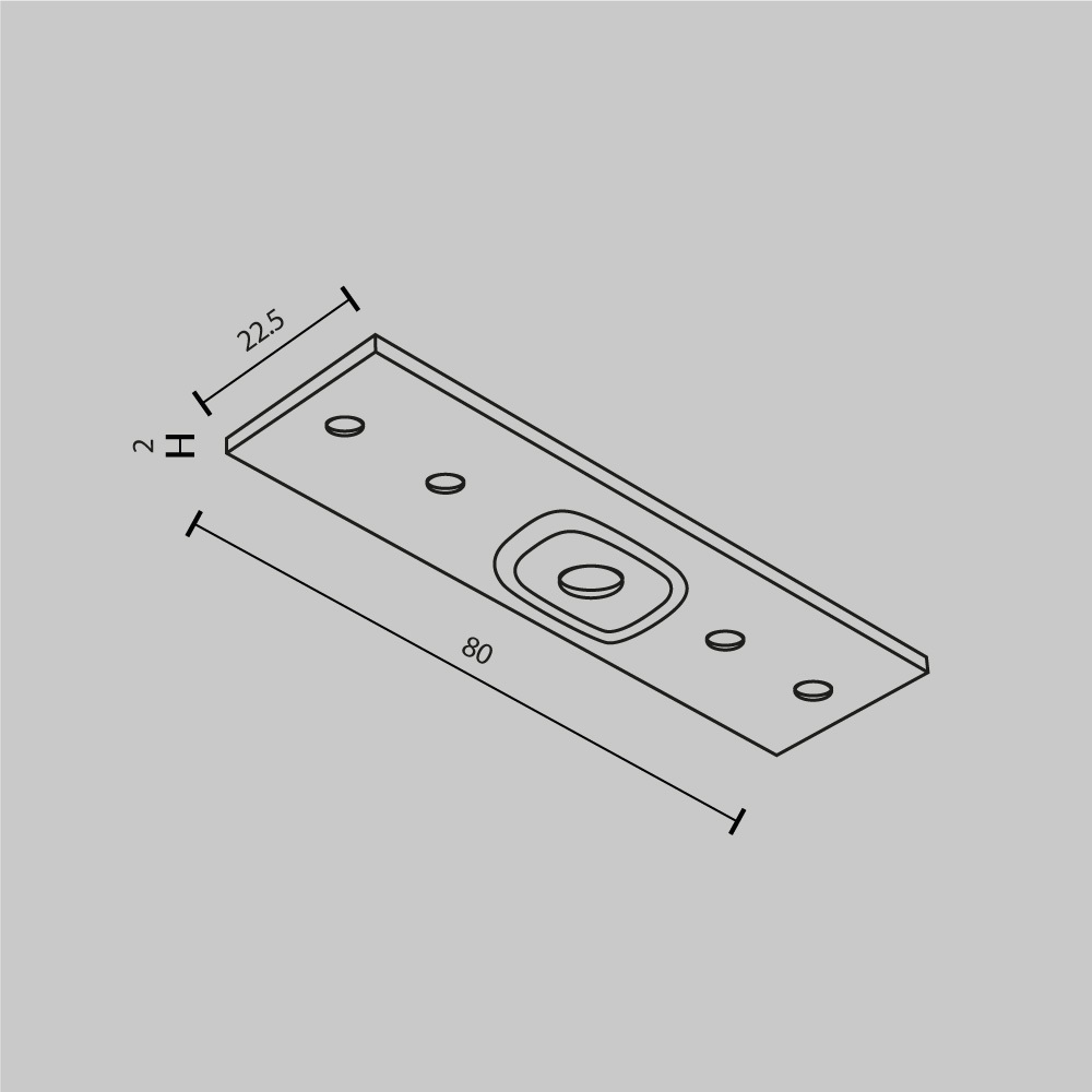 Коннектор прямой Maytoni Magnetic track system Exility TRA034C-21W