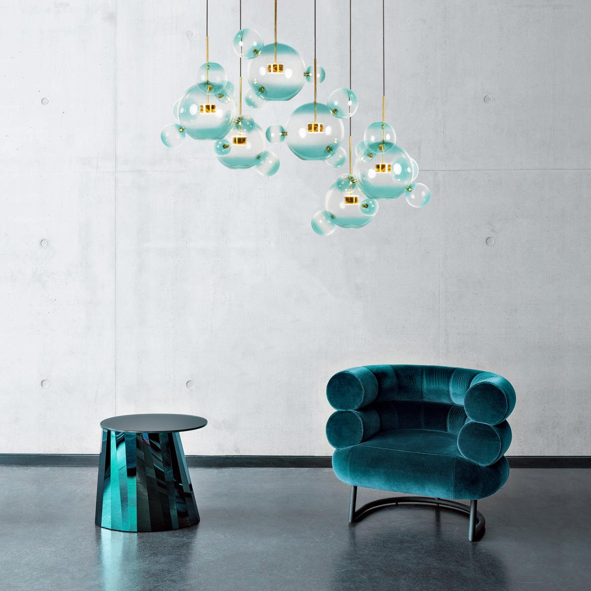 Подвесной светильник Loft IT Bolle 2027-P4 Blue