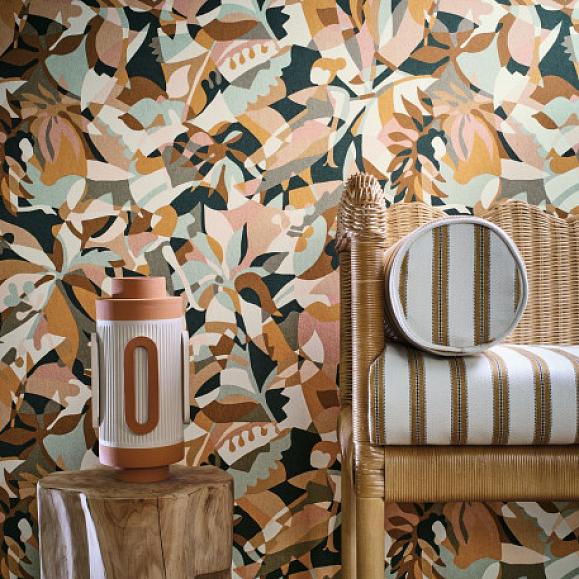 Обои Casamance 75880712 Plongeon Céladon/ambre