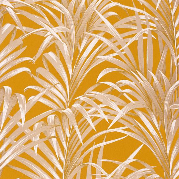 Обои Casadeco MNCT28922318 Fougeres Jaune Or