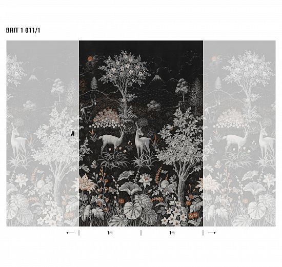 Панно Loymina BRIT1 011/1 Ornamental Forest
