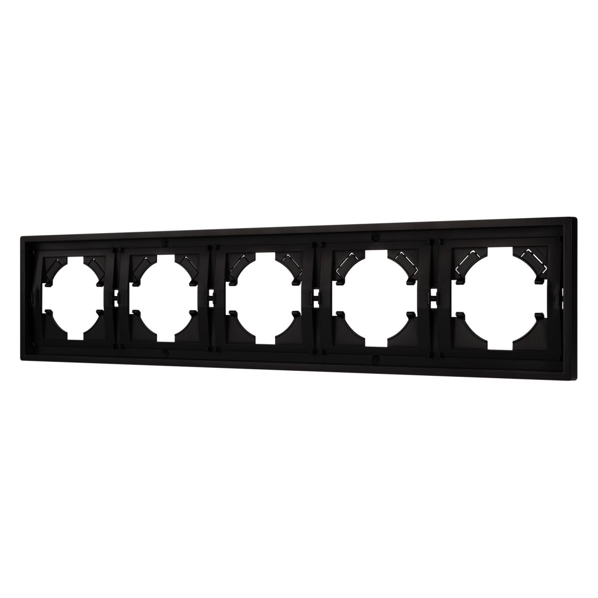 Рамка пластиковая на 5 постов Arlight FRM-TENDO-PL-5-BK 053852