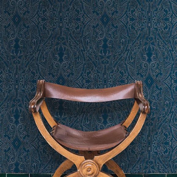 Обои York HO2133 Ascot Damask Indigo