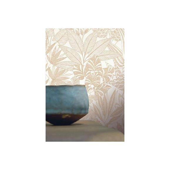 Обои Casamance 76151324 Doum Blanc/doré