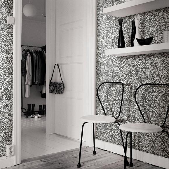 Обои York TC2686 Leopard King Charcoal