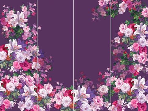 Панно Loymina V9 022 B-2 French bouquet