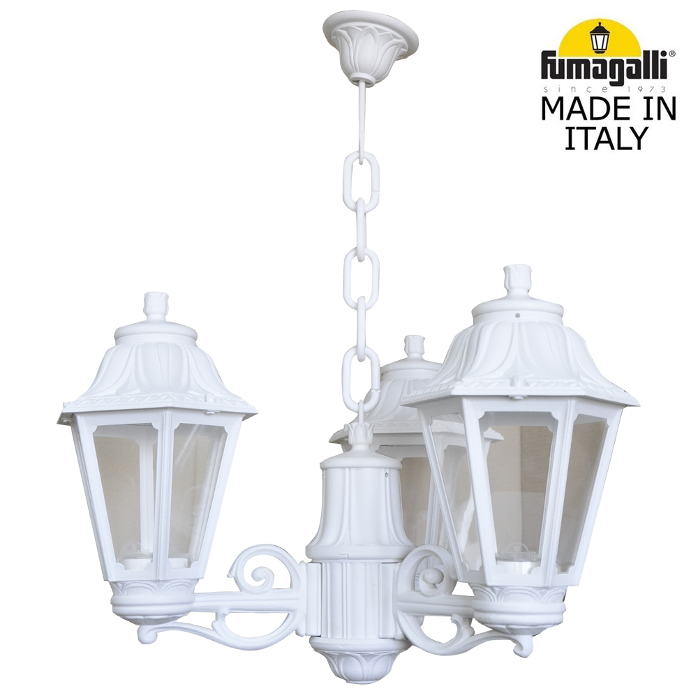 Уличный подвесной светильник Fumagalli SICHEM/ANNA 3L E22.120.S30.WXE27