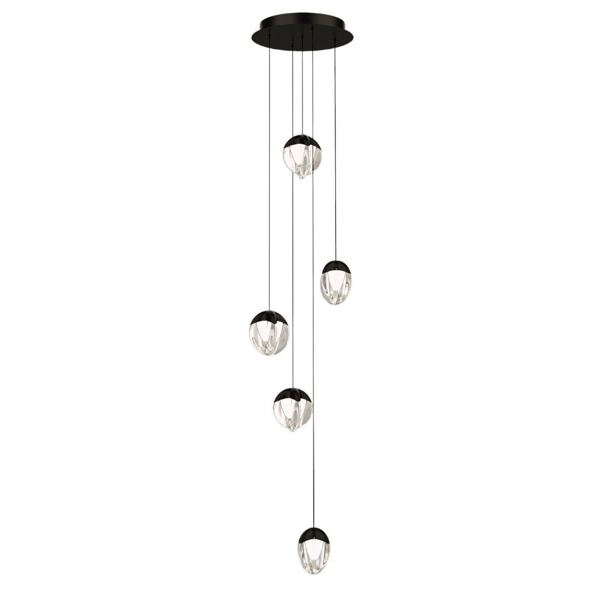 Подвесной светильник Delight Collection MD24001033-5A black/clear