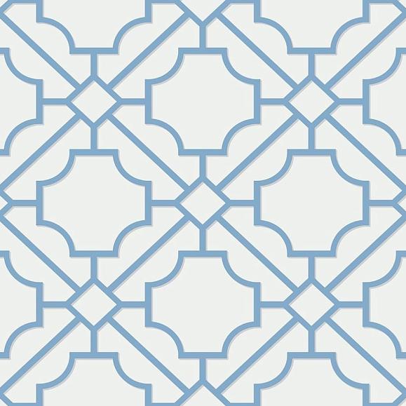 Обои Paper&Ink BL70022 Lattice Geometric Navy