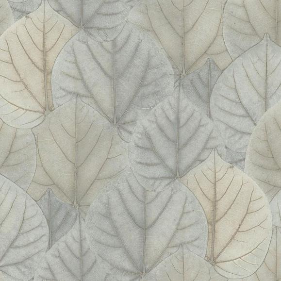 Обои York OS4244 Leaf Concerto Blue/Taupe