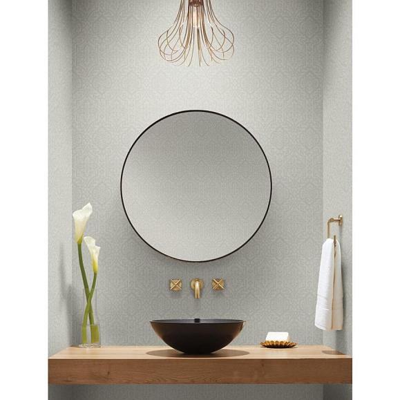 Обои York DM5036 Cathedral Damask Grey
