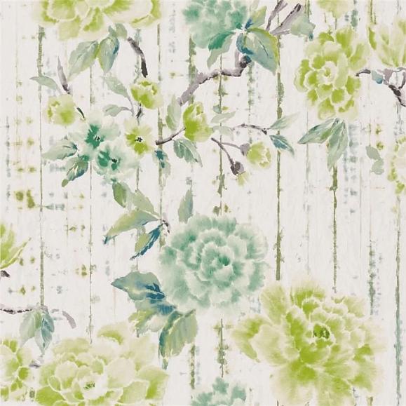 Обои Designers Guild PDG1158/03 Kyoto Flower Emerald